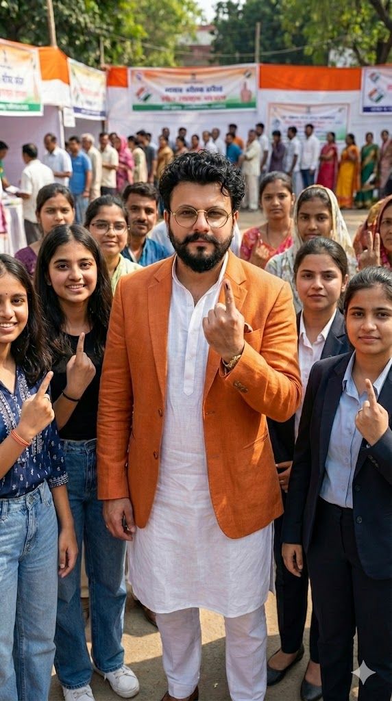 Niraj Choksi Visits India to Vote, Optimistic About Election Results